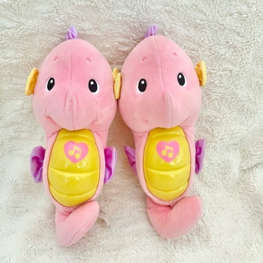 Fisher-Price Pink Musical Seahorse Plush Toys